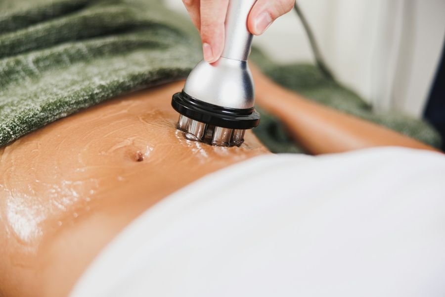 Tratamiento de cavitación en el abdomen